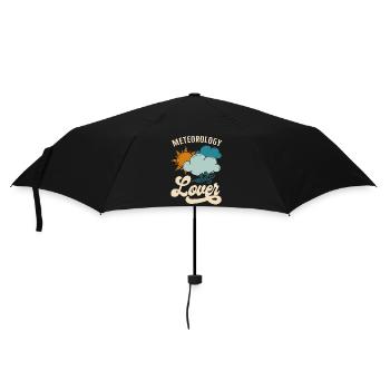 Météorologue Prévisions météorologiques - Parapluie standard - noir - Devant