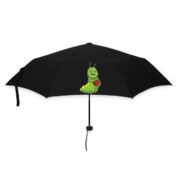 Boule de bowling Chenille - Parapluie standard - noir - Devant
