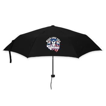Mind your own uterus - Regenschirm (klein) - Schwarz - Vorne