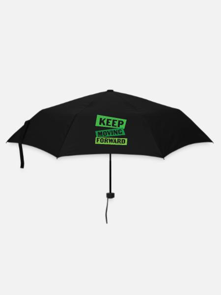 Keep Moving Forward Mental Health - Regenschirm (klein) - Schwarz