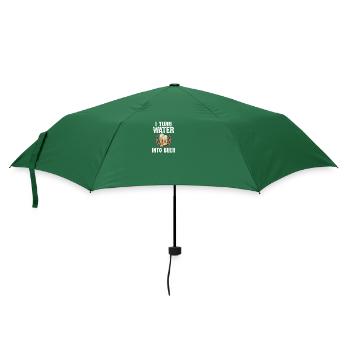 I turn water into beer Passionate beer brew - Umbrella (small) - bottlegreen - Front
