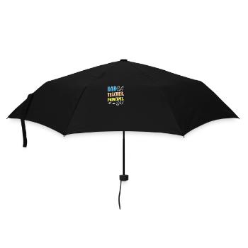 Father Teacher Principal Father's Day Homeschool Papa - Umbrella (small) - black - Front