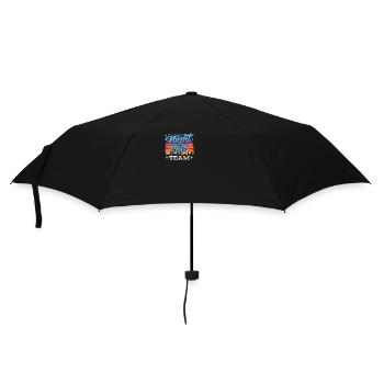 Nachtschicht Team Nacht Schicht Arbeit Kollege - Regenschirm (klein) - Schwarz - Vorne