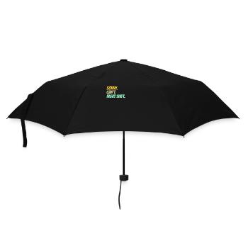 Désolé ne peut pas travailler de nuit quart de nuit - Parapluie standard - noir - Devant