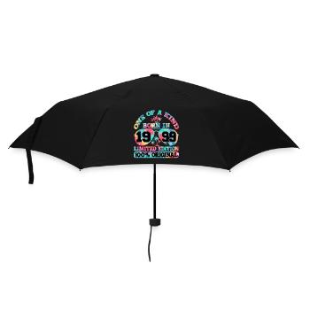 Einzigartig Geboren 1999 Limitierte Auflage - Regenschirm (klein) - Schwarz - Vorne