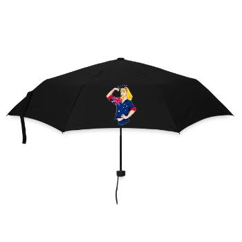Australian Girl Unbreakable I Heritage Australia - Regenschirm (klein) - Schwarz - Vorne