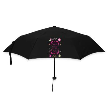 Danke für die schöne Zeit - Regenschirm (klein) - Schwarz - Vorne