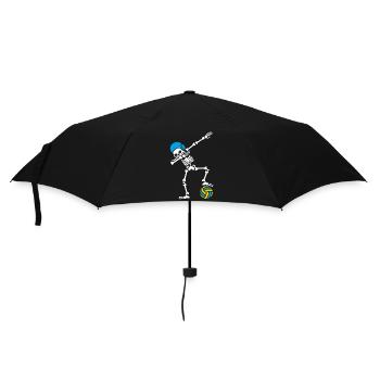 Dab dabbing Skeleton Water Polo waterpolo Halloween - Umbrella (small) - black - Front