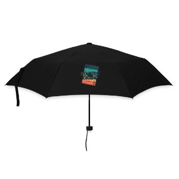 Euchre Champ Jeu de cartes à jouer Cartes à jouer - Parapluie standard - noir - Devant