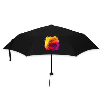 Ramen Retro - Umbrella (small) - black - Front