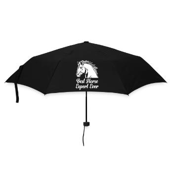 Best Horse Expert of All Time Horse Riding - Umbrella (small) - black - Front