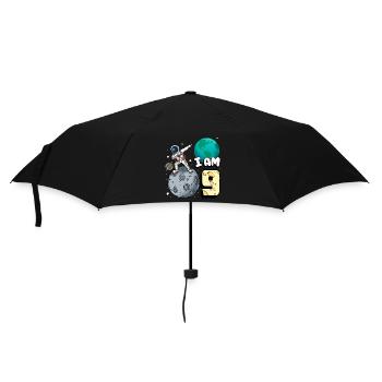 Je suis astronaute de 9 chambres enfant Moon Walker 9. - Parapluie standard - noir - Devant