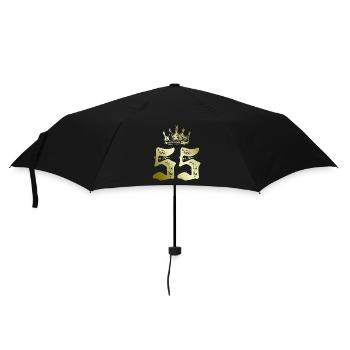 55 Number crown - Umbrella (small) - black - Front