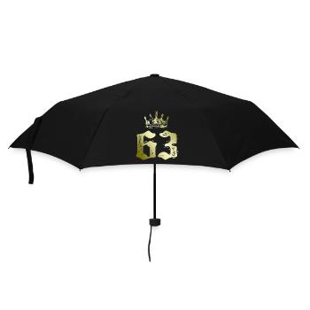 63 Number crown - Umbrella (small) - black - Front