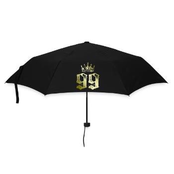 99 Couronne numérique - Parapluie standard - noir - Devant