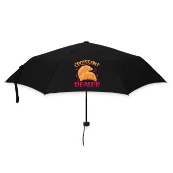 Croissant Dealer | Bake Tshirt | - Umbrella (small) - black - Front