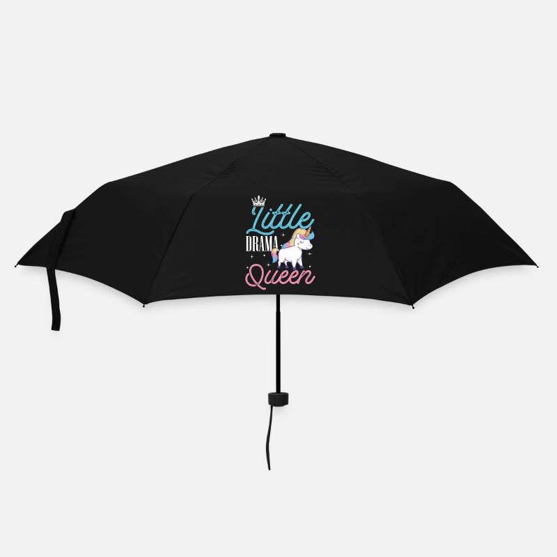 Einhorn - Regenschirm (klein) - Schwarz