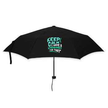 J’ai une feuille de calcul pour comptable de table - Parapluie standard - noir - Devant
