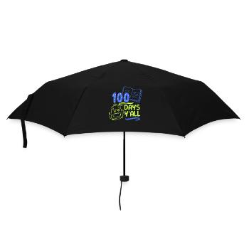 100 jours toute votre équipe dictons doux drôle - Parapluie standard - noir - Devant