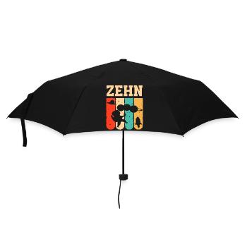 Astronaut 10th Birthday Space Boy Gift - Umbrella (small) - black - Front
