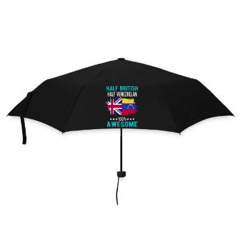 Half British Half Venezuelan - Umbrella (small) - black - Front
