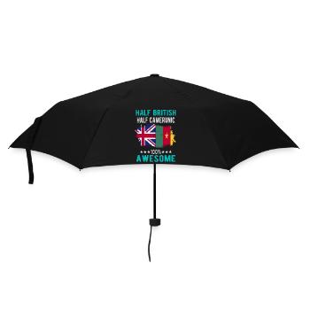 Moitié britannique moitié camerounais - Parapluie standard - noir - Devant