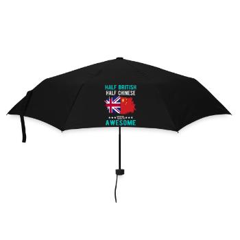 Moitié britannique moitié chinois - Parapluie standard - noir - Devant