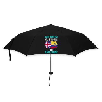 Moitié Britannique moitié Équatoriens - Parapluie standard - noir - Devant