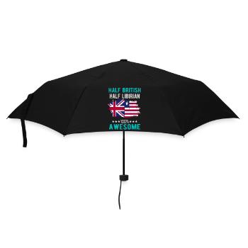 Half British Half Libyan - Umbrella (small) - black - Front