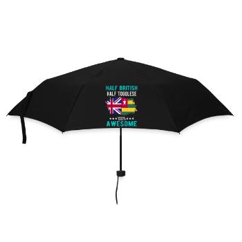 Moitié britannique moitié tongolese - Parapluie standard - noir - Devant