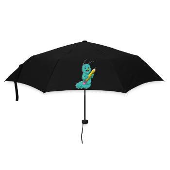 Caterpillar Student Pencil School - Umbrella (small) - black - Front