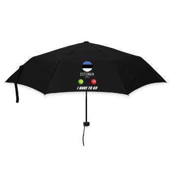 Estonia calls lusiger flags - Umbrella (small) - black - Front