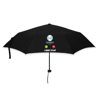 Guatemala calls lusiger flags saying - Umbrella (small) - black - Front