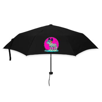 Robot Chien - Parapluie standard - noir - Devant