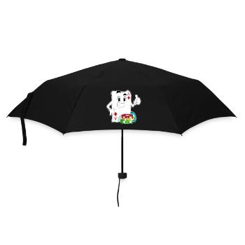 Poker Pokerchips Pokerkarten - Regenschirm (klein) - Schwarz - Vorne