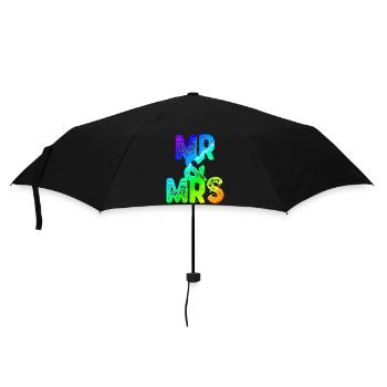 He and you | Mr. and Mrs. | Mr and Mrs - Umbrella (small) - black - Front