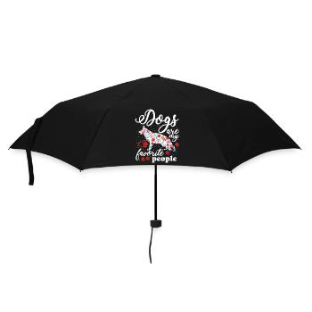 Deutsche Schäferhunde Sind Lieblingsmenschen - Regenschirm (klein) - Schwarz - Vorne