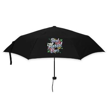 Bester Florist Aller Zeiten Blume Blumenladen - Regenschirm (klein) - Schwarz - Vorne
