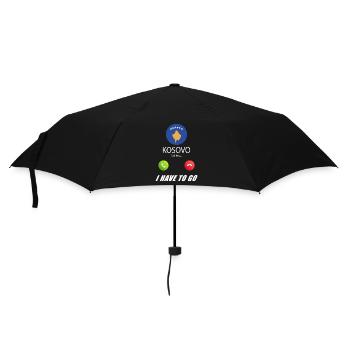 Le Kosovo appelle les drapeaux lusiger slogan - Parapluie standard - noir - Devant