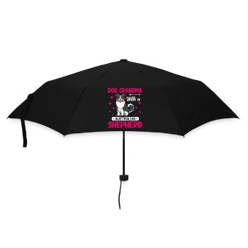Dog Grandma With Australian Shepherd Funny - Umbrella (small) - black - Front