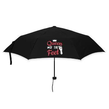 Queen Of The Feet Podiatrist - Umbrella (small) - black - Front