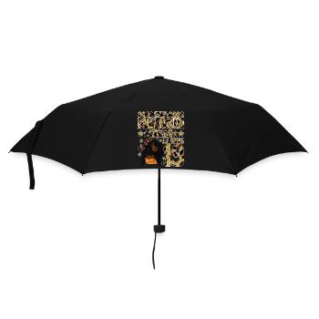 Diese Melaninkönigin Ist Jetzt 19 Schwarzer - Regenschirm (klein) - Schwarz - Vorne