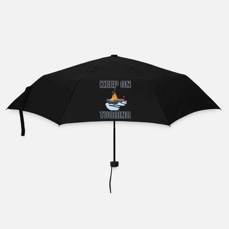Schleppschiff Schlepper - Regenschirm (klein) - Schwarz