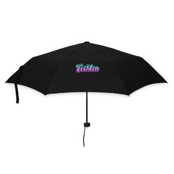 Fechten - Regenschirm (klein) - Schwarz - Vorne