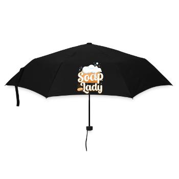 Fabrication de savon Artisanat Soap Lady - Parapluie standard - noir - Devant