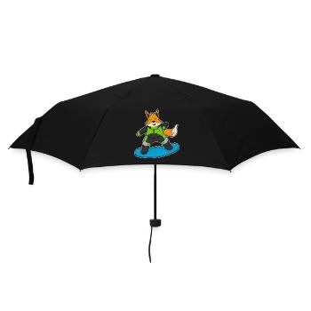 Fuchs Snowboarder Snowboard - Umbrella (small) - black - Front