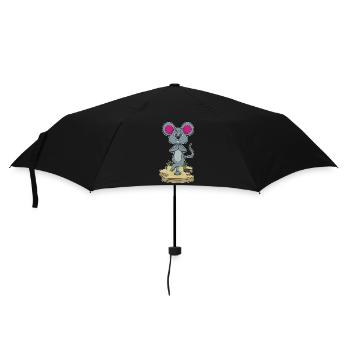 Maus Yoga Fitness Gymnastik - Regenschirm (klein) - Schwarz - Vorne