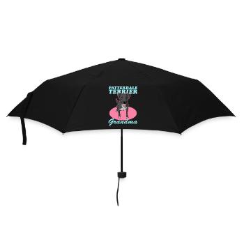 Patterdale Terrier Grandma Dog Owner Gift - Umbrella (small) - black - Front