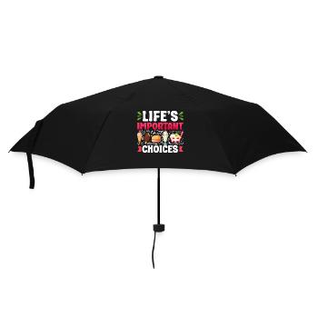Ice Cream Cone Popsicle Life's - Regenschirm (klein) - Schwarz - Vorne