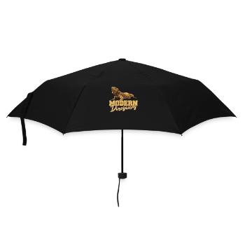 Modern Dinosaurs Bearded Dragon Lovers Beardie Lov - Umbrella (small) - black - Front